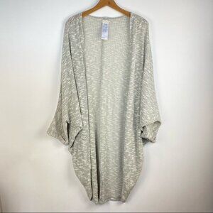 Free People Batwing Long Open Sweater One Size‎